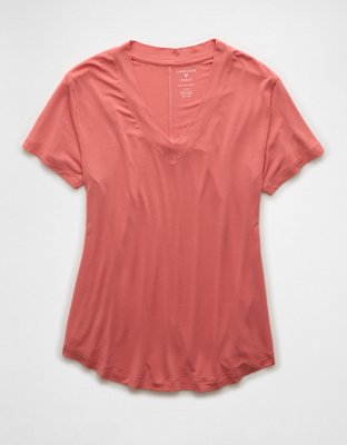 AE Soft & Sexy Oversized V-Neck T-Shirt