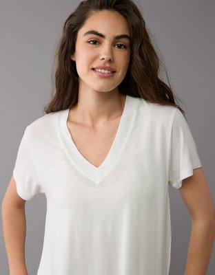 AE Soft & Sexy Oversized V-Neck T-Shirt