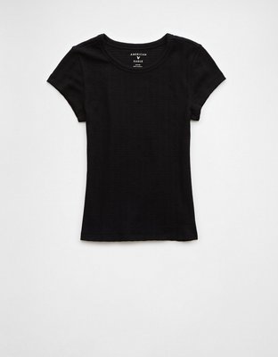 Женские футболки American Eagle AE Hey Baby Pointelle T-Shirt — фото 3