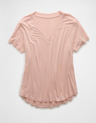 AE Soft & Sexy Oversized V-Neck T-Shirt