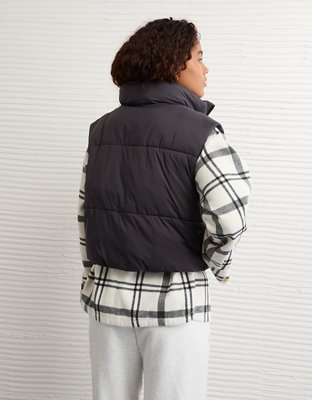 Женский жилет American Eagle AE Puffer, цвет: Чёрный — фото 2