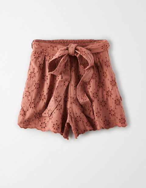 Женские брюки American Eagle AE Studio Eyelet Short