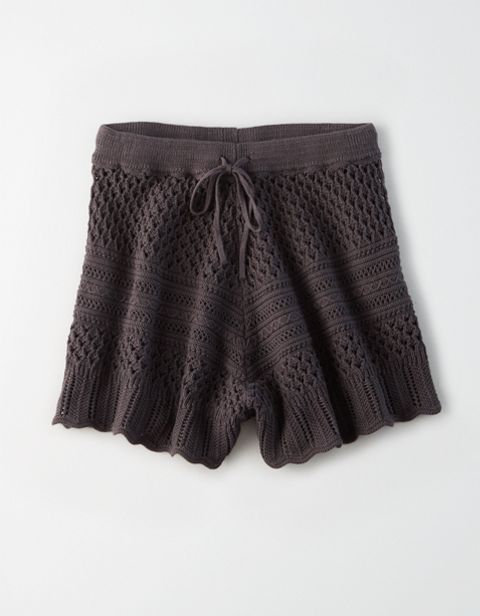 Женские шорты American Eagle AE Studio Crochet Shorts