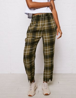 american eagle plaid pants