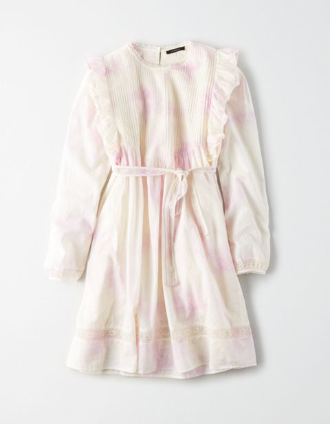 Женские платья American Eagle AE Studio Long Sleeve Pintuck Mini Dress