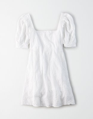 AE Studio Puff Sleeve Mini Dress