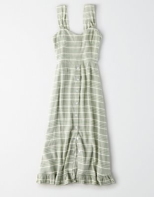 Женские платья American Eagle AE Studio Ruffled Hem Midi Dress — фото 2