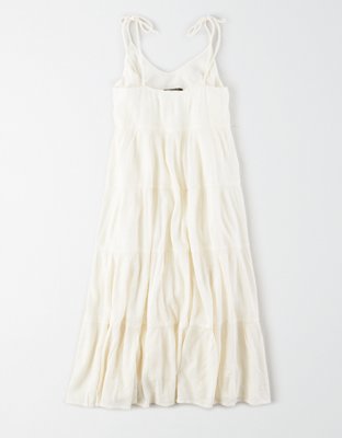 Женские платья American Eagle AE Studio Tiered Midi Dress — фото 2