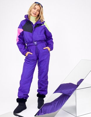 Vintage ski hot sale suit womens