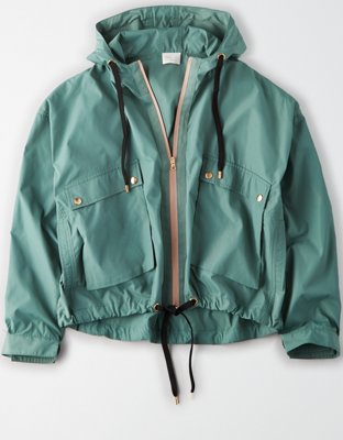 American Eagle AE Studio Oversized Hooded Winbdreaker — фото 2