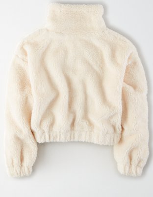 Женские куртки American Eagle AE Studio Polar Fleece Snap Front Jacket — фото 2