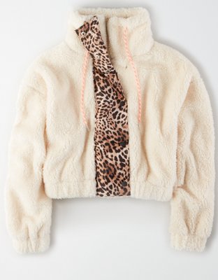 AE Studio Polar Fleece Snap Front Jacket