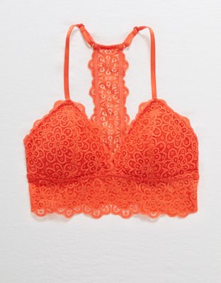 Aerie Padded Nordic Lace Longline Bralette