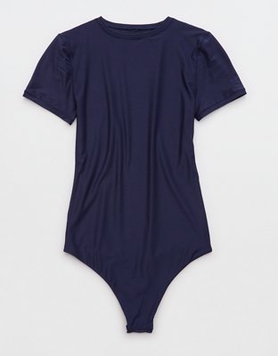 Blue Short Sleeve Bodysuit