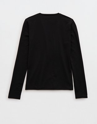 SMOOTHEZ Cotton Blend BESTEES Long Sleeve Crew T-Shirt