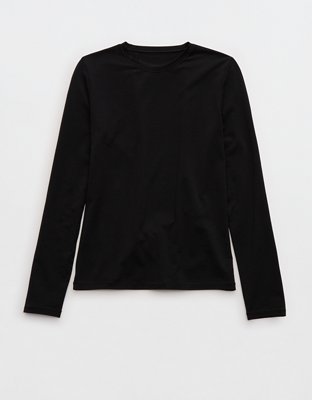 SMOOTHEZ Cotton Blend BESTEES Long Sleeve Crew T-Shirt