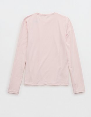 SMOOTHEZ Cotton Blend BESTEES Long Sleeve Crew T-Shirt