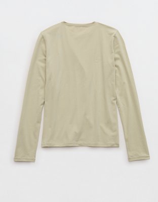 SMOOTHEZ Cotton Blend BESTEES Long Sleeve Crew T-Shirt