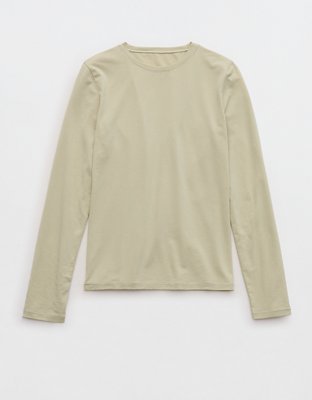 SMOOTHEZ Cotton Blend BESTEES Long Sleeve Crew T-Shirt