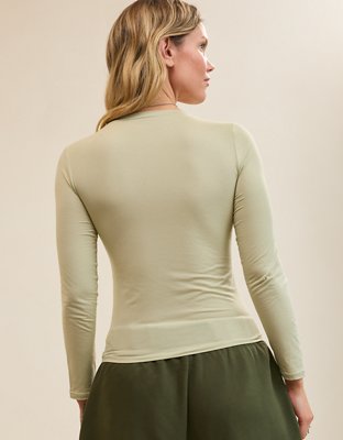 SMOOTHEZ Cotton Blend BESTEES Long Sleeve Crew T-Shirt