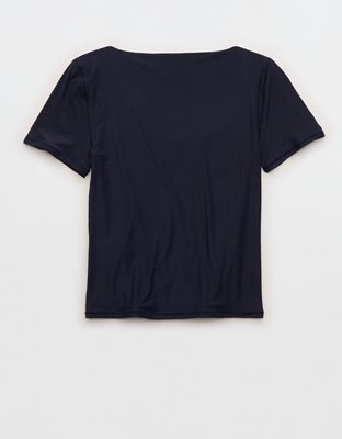 SMOOTHEZ Short Sleeve Scoop T-Shirt