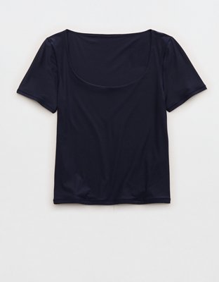 SMOOTHEZ Short Sleeve Scoop T-Shirt
