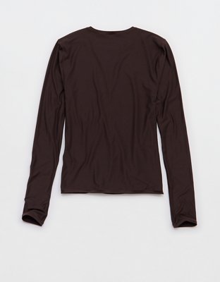 SMOOTHEZ Long Sleeve Crew T-Shirt