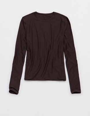 SMOOTHEZ Long Sleeve Crew T-Shirt