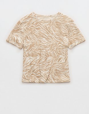 SMOOTHEZ Playera Manga Corta con Cuello Redondo