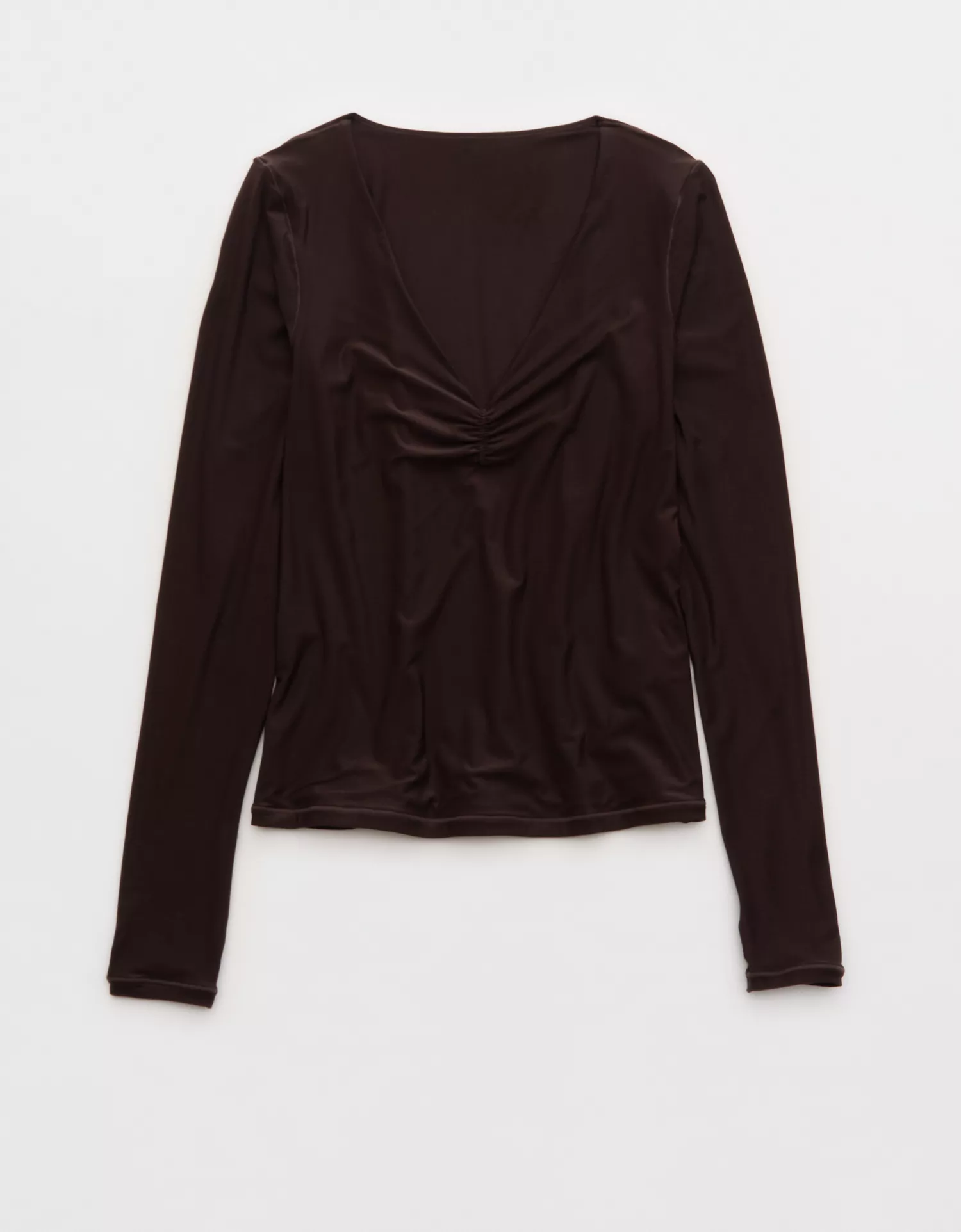 SMOOTHEZ Long Sleeve Ruched Top - thumbnail 9