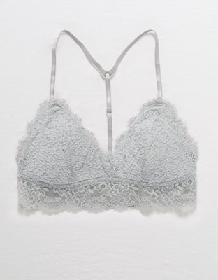 aerie eyelash lace padded bralette