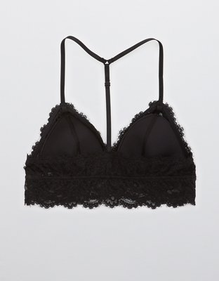 aerie eyelash lace padded bralette