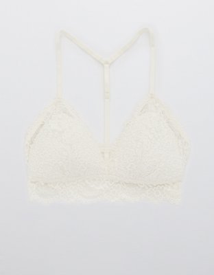 aerie eyelash lace padded bralette