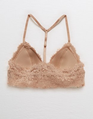 aerie eyelash lace padded bralette