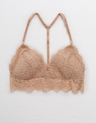 aerie eyelash lace padded bralette