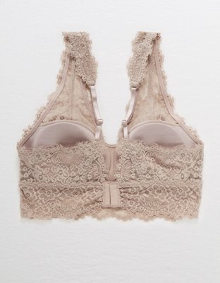 Aerie Eyelash Lace Plunge Bralette