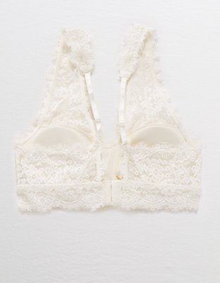 Aerie Eyelash Lace Plunge Bralette