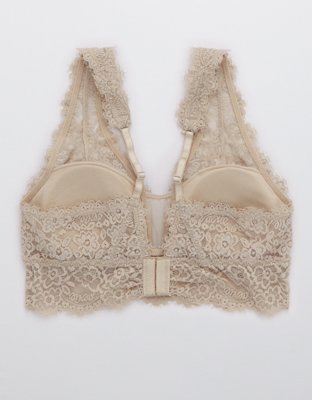 Aerie Eyelash Lace Plunge Bralette