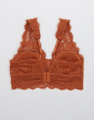 Aerie Eyelash Lace Plunge Bralette