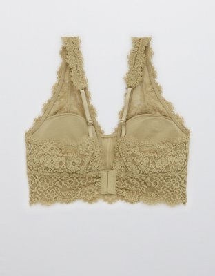 Aerie Eyelash Lace Plunge Bralette