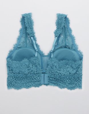 Aerie Eyelash Lace Plunge Bralette
