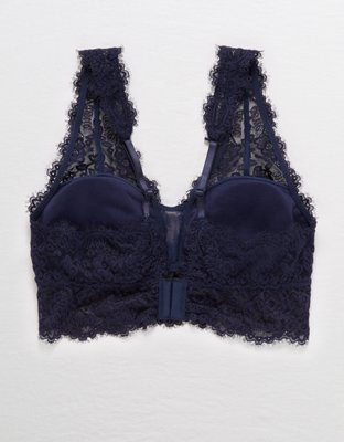 Aerie Eyelash Lace Plunge Bralette