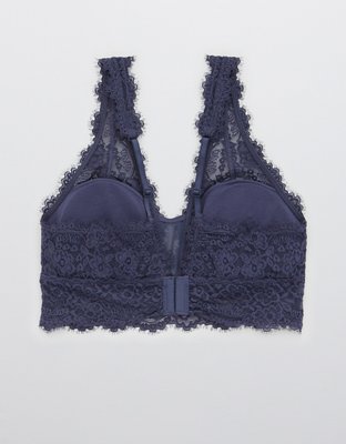 Aerie Eyelash Lace Plunge Bralette