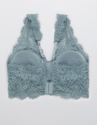 Aerie Eyelash Lace Plunge Bralette