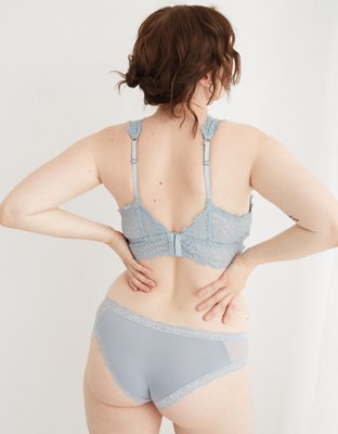 Aerie Eyelash Lace Plunge Bralette