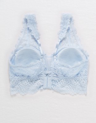 Aerie Eyelash Lace Plunge Bralette