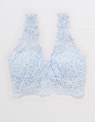 Aerie Eyelash Lace Plunge Bralette
