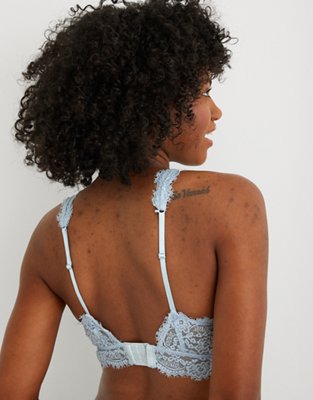 Aerie Eyelash Lace Plunge Bralette