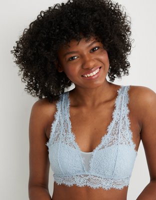 Intimately Last Dance Lace Plunge Bralette in Brown