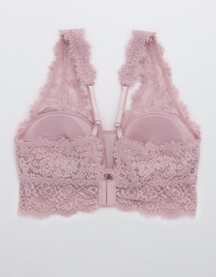 Aerie Eyelash Lace Plunge Bralette